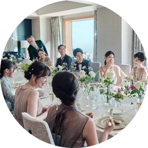 写真：結婚式の様子